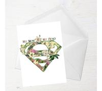 Superman Mother's Day Greetings Card - Large Card