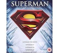 Superman 1-5 Movies DVD Box Set Collection New Part 1 2 3 4 5 Super Man Films R2