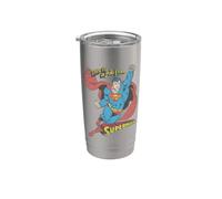 Superman On the Job Stainless Steel Insulated Tumbler