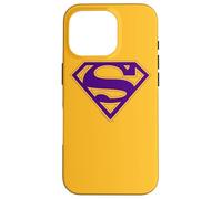 Superman Purple & Gold Shield Case for iPhone 16 Pro