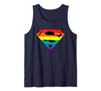 Superman Rainbow Logo Pride Tank Top