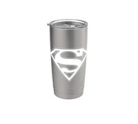 Superman Red & Gold Shield Stainless Steel Insulated Tumbler