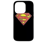 Superman Retro Supes Distressed Logo Case for iPhone 14 Pro