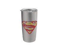 Superman S Shield Rough Logo Stainless Steel Insulated Tumbler