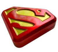 Superman S-Shield Sours - Superman S Logo Collectible Candy Tin - Sour Cherry Flavored Candy