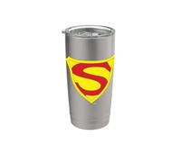 Superman Shield 1941 Gold Stainless Steel Insulated Tumbler