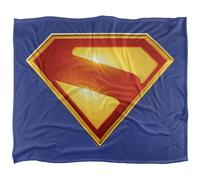 Superman Silky Colour Logo Supersoft Blanket