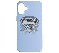 Superman Sketchy Crest Shield Case for iPhone 16 Plus