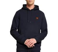 Superman small logo S-Shield Embroidery Men's Organic Hoodie