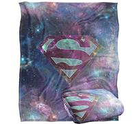 SUPERMAN Spaced Out Logo Officially Licensed Silky Touch Super Soft Throw Blanket 152 x 127 cm