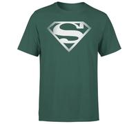 Superman Spot Logo Men's T-Shirt - Green | Size: Small Superman Green S