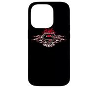 Superman Steel Flames Shield Case for iPhone 14 Pro