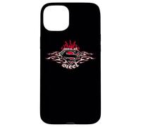 Superman Steel Flames Shield Case for iPhone 15 Plus
