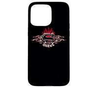 Superman Steel Flames Shield Case for iPhone 15 Pro Max
