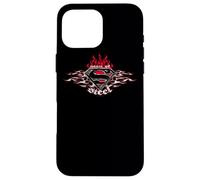 Superman Steel Flames Shield Case for iPhone 16 Pro Max