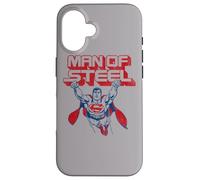 Superman Steel Retro Case for iPhone 16