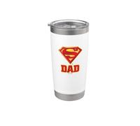 Superman Super Dad Shield Logo Stainless Steel Insulated Tumbler