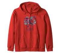 Superman Super Hero DC Comics Graphic Clark Kent Trend Lois Zip Hoodie