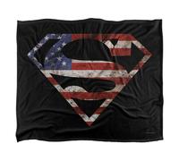 Superman Super Patriot Silky Supersoft Blanket