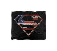 Superman Super Patriot Silky Touch Super Soft Throw Blanket 152 X 127 cm