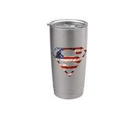 Superman Super Patriot Stainless Steel Insulated Tumbler