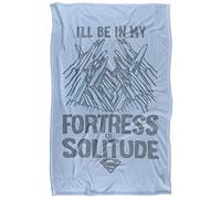 Superman The Fortress Silky Touch Super Soft Throw Blanket 91 x 147 Cm