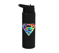 Superman Tie Dye Logo Stainless Steel Insulated Water Bottle