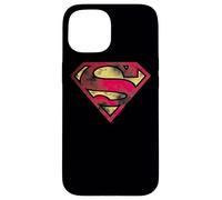 Superman War Torn Logo Shield Case for iPhone 15