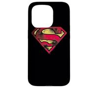 Superman War Torn Logo Shield Case for iPhone 15 Pro