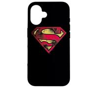 Superman War Torn Logo Shield Case for iPhone 16
