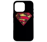 Superman War Torn Logo Shield Case for iPhone 16 Pro