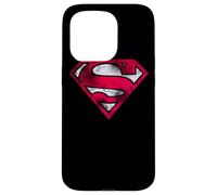 Superman War Torn Shield Logo Case for iPhone 15 Pro