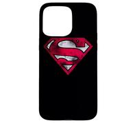 Superman War Torn Shield Logo Case for iPhone 15 Pro Max