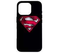 Superman War Torn Shield Logo Case for iPhone 16 Pro