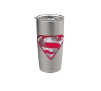 Superman War Torn Shield Stainless Steel Insulated Tumbler