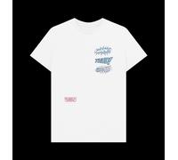 Superman WHAM Unisex T-shirt (Front & Back Print) Superman White M