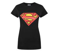 Superman Womens/Ladies Shield Logo T-Shirt