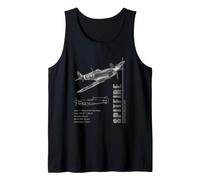 Supermarine Spitfire Fighter Specs RAF Tank Top
