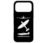 Supermarine Spitfire Mark 1 WW2 Plane Spotter Silhouettes Case for iPhone 17 Pro Max