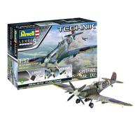 Revell 00457 Supermarine Spitfire Mk.IXc-Technik Model Kit with Electronics, Unpainted