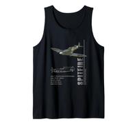 Supermarine Spitfire Specs Fighter RAF Tank Top