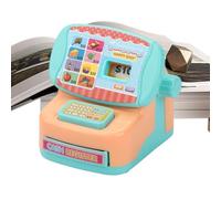 Supermarket CashRegister Toy,Realistic Interactive Ornament,Pretend Play Classic Count Toy - for Students Boys Girls Preschoolers Home Playroom Classroom