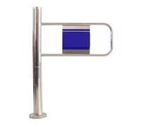 Supermarket Entrance 1-Way Door, Automatic Closure Metal, Only Be Pushed in But Not Out for Factory Aisle, Park Aisle, Store(50x97cm)