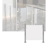 Supermarket Entrance Safety Gate, Acrylic Universal Barricade, Office Building Gate, Entrance Fence Door For Library (27.6x31.5 in/0.7x0.8 m)