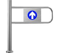 Supermarket Entrance Swing Gate, 90°Opens Access Barrier Spring-Loaded for Library Store Shopping Mall Supermarket Cashier Counter