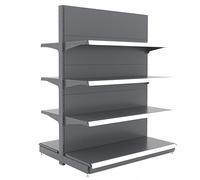 Supermarket Shelf With 30 Hooks, Shelf for Retail Store, Retail Shelving & Wall Displays, 5 Tier Snack Rack Display Stand for Supermarket Convenience Store Gas Station