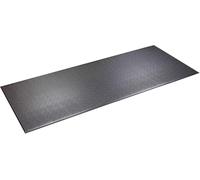 SuperMats Heavy Duty Equipment Mat 12GS Made in U.S.A. for Treadmills Ellipticals Rowing Machines Recumbent Bikes and Exercise Equipment (3-Feet x 7.5-Feet) (36" x 90") (91.44 cm x 228.6 cm), Black