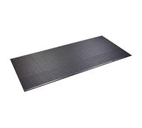 SuperMats Unisex Adult Heavy Duty Floor Mat for Treadmills Ellipticals Rowing Machines Recumbent Bikes and Exercise Equipment Mat, Black, 78" L x 36" W x 0.3" TH