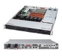 Supermicro 500 Watt 1U Rackmount Server Chassis (CSE-815TQ-R500CB)