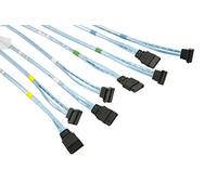 Supermicro Cable CBL-0201L SATA Set Of 4-51/47/41/37CM Round S-RA Computer Cables Retail